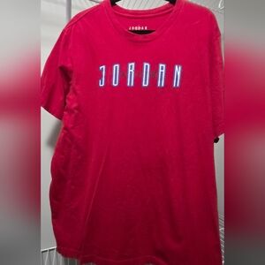 Jordan Men’s Red Logo Short-Sleeve T-Shirt